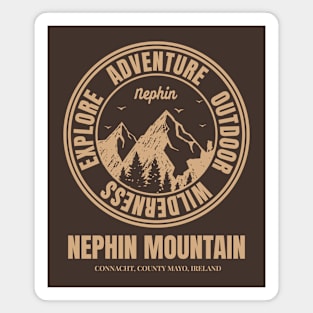 Mountain Hike In Nephin Ireland, Hiker’s HikingTrails Magnet